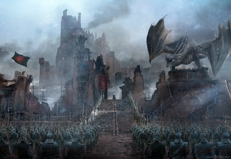 Illustration for article titled Las increíbles ilustraciones que inspiraron el final de Juego de Tronos